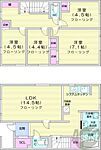 札幌市北区麻生町3丁目 2階建 新築のイメージ