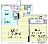 札幌市東区北十七条東3丁目 4階建 築4年のイメージ