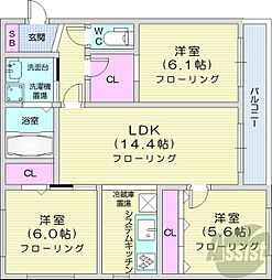 北18条駅 10.4万円