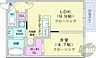 間取り：1LDK、浴室乾燥機、都市ガス、エアコン