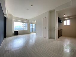 札幌市営東西線 西18丁目駅 徒歩10分の賃貸マンション 6階2LDKのリビング/ダイニング