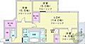 GLASSYAMAHANAEAST5階11.8万円