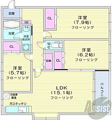物件の間取り