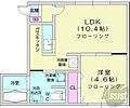 グランメール幌西B3階4.3万円