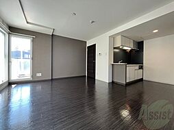 ヴィエルジュ北8条 4階1LDKのリビング/ダイニング