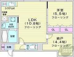 物件の間取り