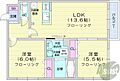 グランディールN21ウエスト5階7.5万円