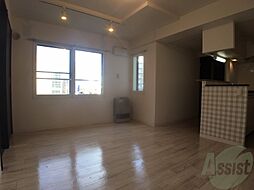 札幌市営東西線 西11丁目駅 徒歩10分の賃貸マンション 5階1Kのリビング/ダイニング