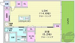 間取図画像 1LDK