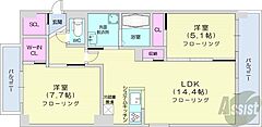 物件の間取り