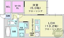 間取図画像 1LDK