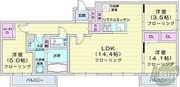ラグランジュ元町 3LDKの間取図画像