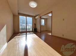 札幌市営東豊線 北13条東駅 徒歩5分の賃貸アパート 1階2LDKのリビング/ダイニング