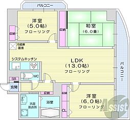 間取図画像 3LDK