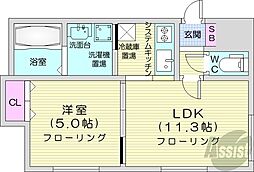 間取図画像 1LDK