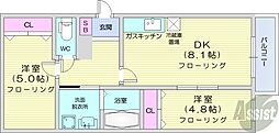 間取図画像 2DK
