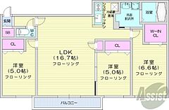 物件の間取り