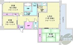 リーベンデール北11 3LDKの間取図画像