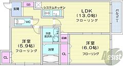 物件の間取り