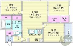物件の間取り