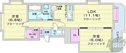 105松井ビル 2LDKの間取図画像