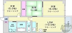 アルファヒル麻生 3LDKの間取図画像