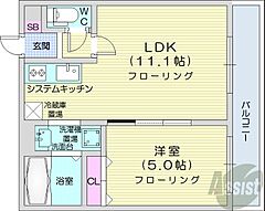 物件の間取り
