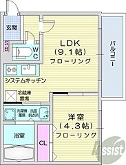 物件の間取り