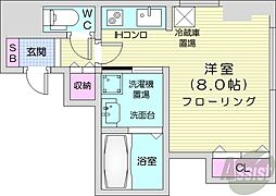 ごとうビル ワンルームの間取図画像
