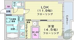 ZOLEE 1LDKの間取図画像