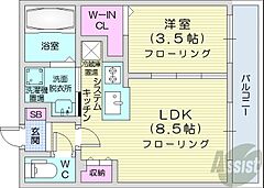 物件の間取り