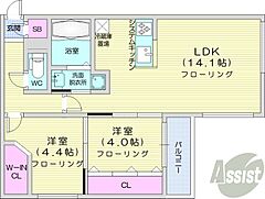 物件の間取り