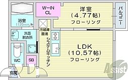 DIOCLASISN36 1LDKの間取図画像