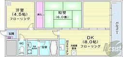 第17松井ビル 3DKの間取図画像