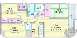 プレステージ・1 3LDKの間取図画像