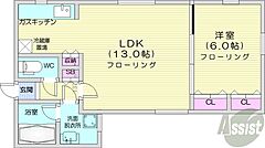 物件の間取り