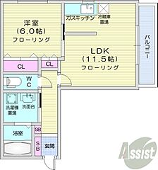 物件の間取り