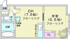 物件の間取り