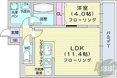 物件の間取り