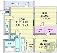 物件の間取り
