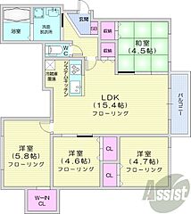 物件の間取り