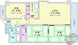 ソレイユ31 3LDKの間取図画像