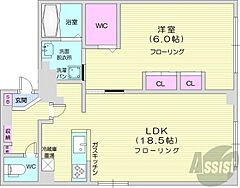 物件の間取り