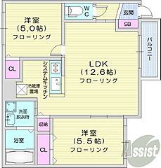 物件の間取り