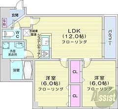 物件の間取り