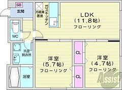 物件の間取り
