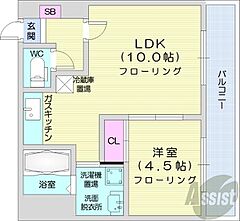 物件の間取り