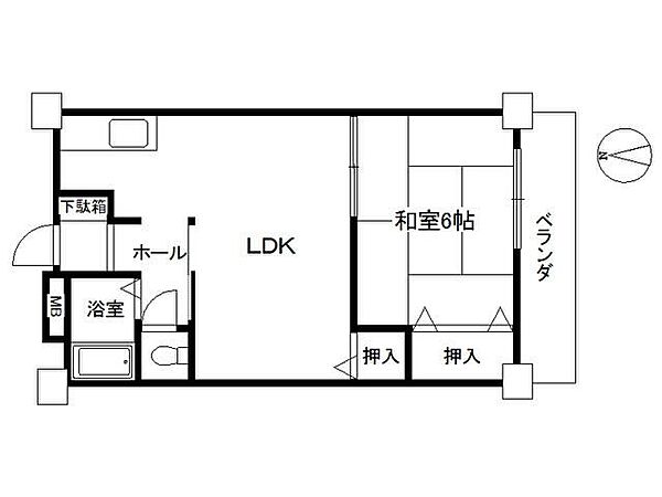 同じ建物の物件間取り写真 - ID:227070763655