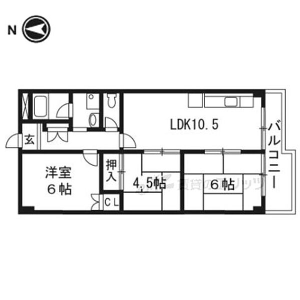 同じ建物の物件間取り写真 - ID:227053898534