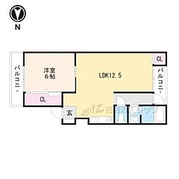 間取図画像 1LDK